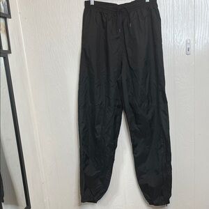 Vintage Nike Men's Black Windbreaker Joggers L
